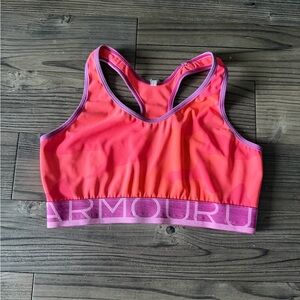Under Armour Women's Vibrant Pink Sports Bra